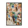Study of Heads by Pierre-Auguste Renoir Framed Canvas