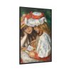 Two Girls Reading by Pierre-Auguste Renoir Framed Canvas