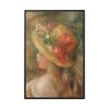 88299-91.jpg Young Girl with Hat by Pierre Auguste Renoir Framed Canvas