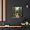 Walkway Meandering Through a Forest of Organ Pipe Cactus Framed Canvas