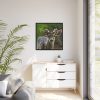 88302-118.jpg Deer With Small Horns Framed Canvas