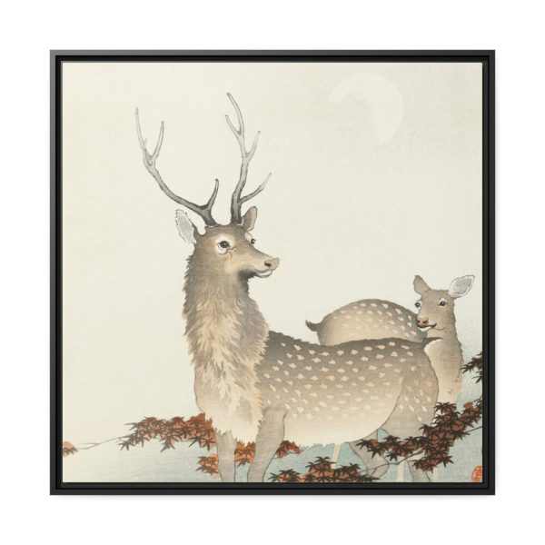 88302-121.jpg Couple of Deers Framed Canvas