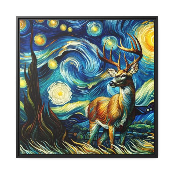 88302-126.jpg American Buck Deer Framed Canvas