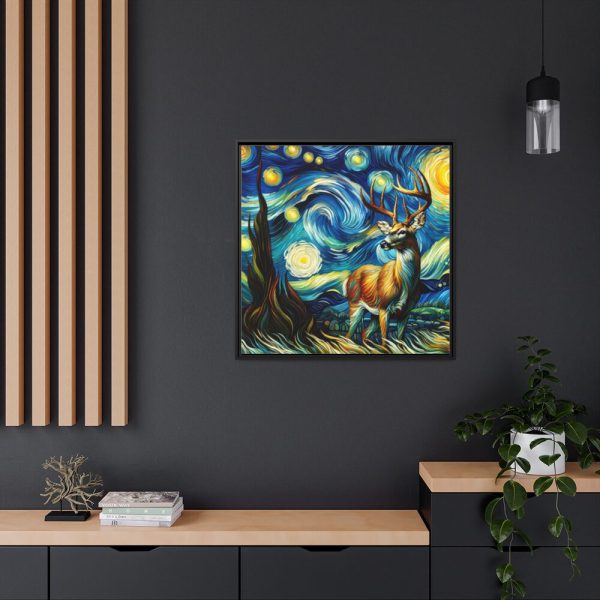 88302-129.jpg American Buck Deer Framed Canvas