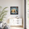 Three Cute Bird Characters I Framed Canvas