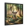 88302-135.jpg Deer in Forest Framed Canvas