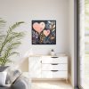 Boho Valentine Art Framed Canvas