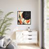 88302-28.jpg Boho Leaves Abstract Woman Framed Canvas