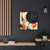 88302-29.jpg Boho Leaves Abstract Woman Framed Canvas
