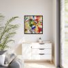 88302-33.jpg Painting with Green Center by Wassily Kandinsky Framed Canvas