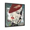 88302-35.jpg Fashionable Vintage Woman Framed Canvas