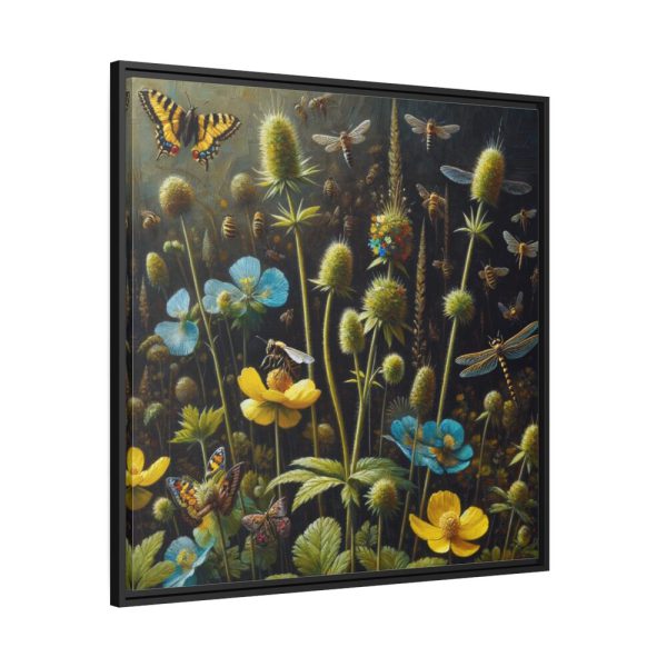 Magic in Garden Framed Canvas