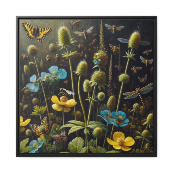 Magic in Garden Framed Canvas