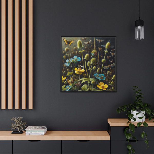 Magic in Garden Framed Canvas
