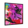88302-50.jpg Woman And a Fox in Cup Overlay Framed Canvas