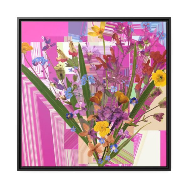 88302-56.jpg Colorful Wild Flowers Framed Canvas