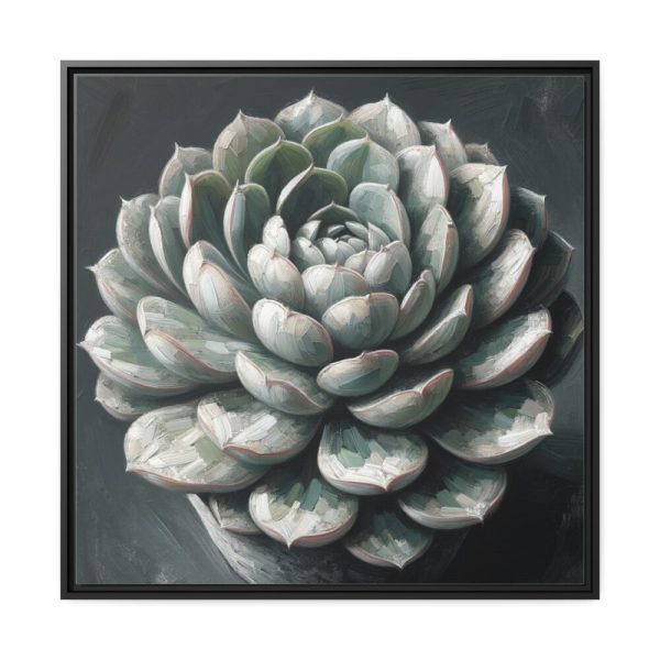 88302-61.jpg Boho Succulent Plant Framed Canvas