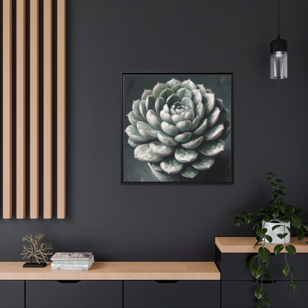 88302-64.jpg Boho Succulent Plant Framed Canvas