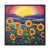 88302-66.jpg Whimsical Sunflower Field Art Framed Canvas