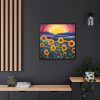 88302-69.jpg Whimsical Sunflower Field Art Framed Canvas