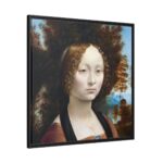 Ginevra de' Benci by Leonardo da Vinci Framed Canvas