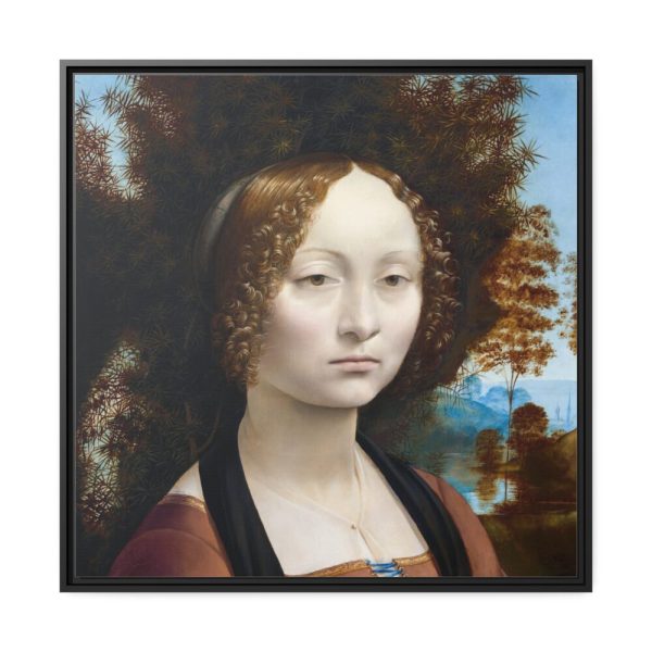 88302-96.jpg Ginevra de' Benci by Leonardo da Vinci Framed Canvas