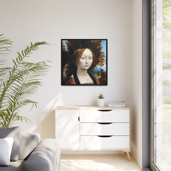 88302-98.jpg Ginevra de' Benci by Leonardo da Vinci Framed Canvas
