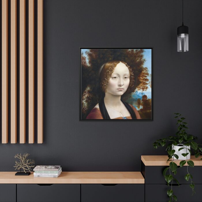 Ginevra de' Benci by Leonardo da Vinci Framed Canvas - Image 5