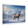 91624-16.jpg Deer Stands in the Snow Standard Canvas