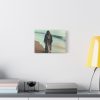 91624-22.jpg Person Walking at the Edge of the Surf on a Beach Standard Canvas