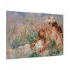 91638-100.jpg Girls in the Grass Arranging a Bouquet by Pierre-Auguste Renoir Standard Canvas