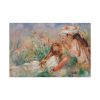 91638-101.jpg Girls in the Grass Arranging a Bouquet by Pierre-Auguste Renoir Standard Canvas