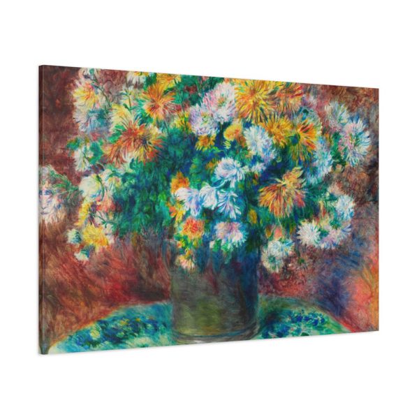 91638-115.jpg Chrysanthemums by Pierre-Auguste Renoir Standard Canvas