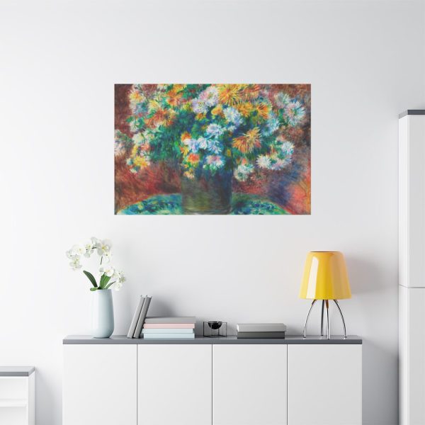 91638-117.jpg Chrysanthemums by Pierre-Auguste Renoir Standard Canvas