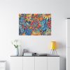 Batik Flowers Pattern Standard Canvas