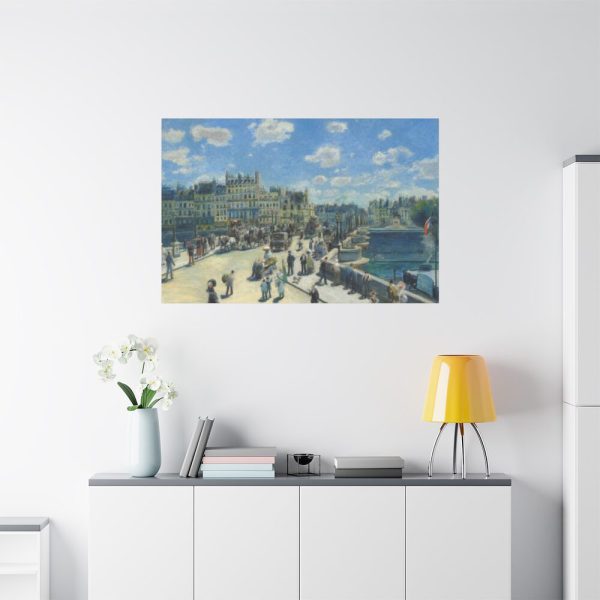 91638-122.jpg Pierre-Auguste Renoir's Pont Neuf, Paris Standard Canvas
