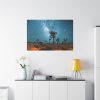 91638-132.jpg Starry Sky Night With Cactus Standard Canvas