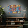 Batik Flowers Pattern Standard Canvas