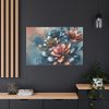 91638-153.jpg Metallic-Textured Flowers in Abstract Style Standard Canvas