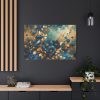 91638-158.jpg Rich Blue Flowers and Gold Accents Standard Canvas