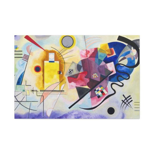 Yellow-Red-Blue by Wassily Kandinsky Standard Canvas