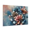 Vibrant Golden Flowers With a Glossy Metallic Finish Standard Canvas