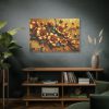 Vibrant orange Flowers Arranged in a Vase Standard Canvas
