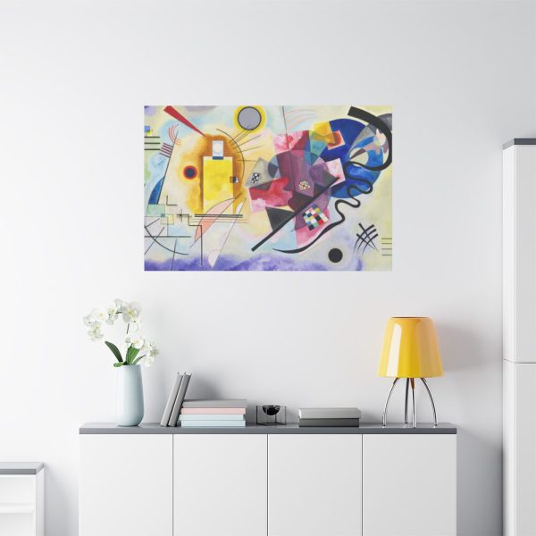 Yellow-Red-Blue by Wassily Kandinsky Standard Canvas