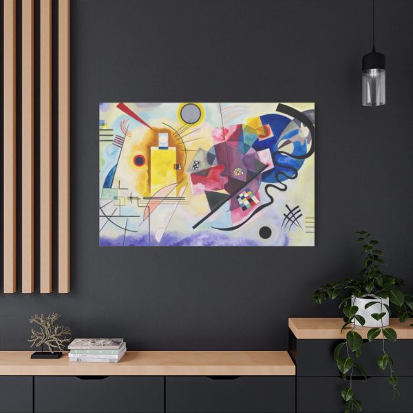 Yellow-Red-Blue by Wassily Kandinsky Standard Canvas