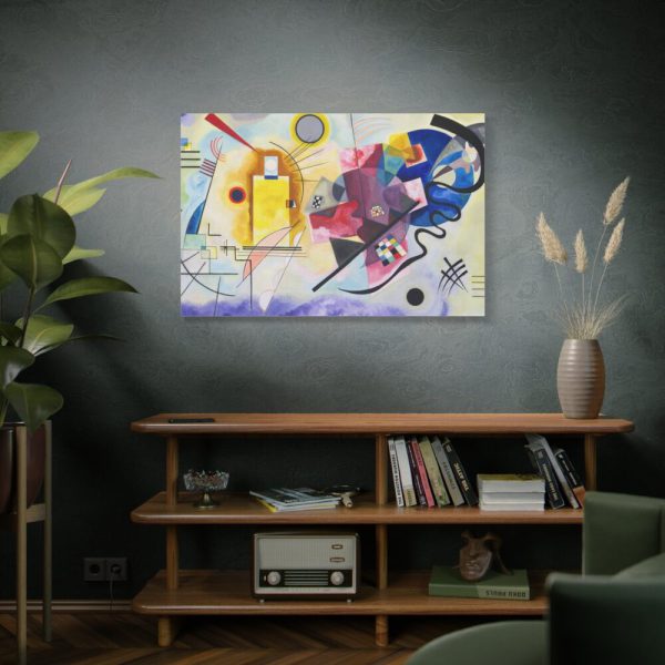Yellow-Red-Blue by Wassily Kandinsky Standard Canvas