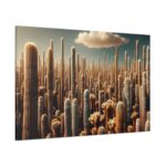 Forest of Tall Cactus Plants Standard Canvas