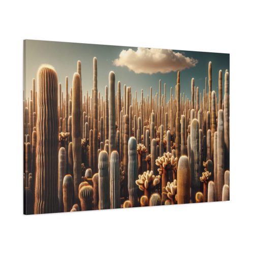 91638-190.jpg Forest of Tall Cactus Plants Standard Canvas
