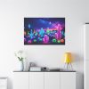 91638-202.jpg Multicolor Bioluminescent Neon Cacti in Desert Standard Canvas