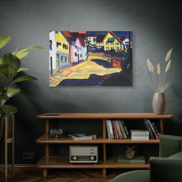 91638-24.jpg Murnau, Burggrabenstrasse 1 (1908) by Wassily Kandinsky Standard Canvas